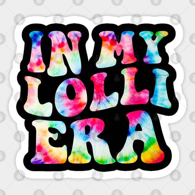 In My Loli Era for Grandma Tie Dye Sticker by AngelGurro